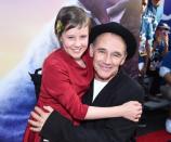 Cast members Ruby Barnhill and Mark Rylance attend the premiere of "The BFG" in Los Angeles, U.S., June 21, 2016. REUTERS/Phil McCarten