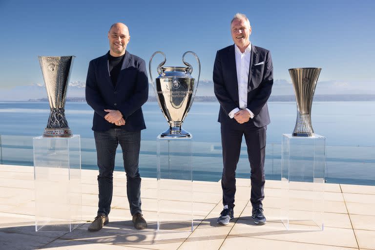 Alexandre Dreyfus, fundador y CEO de Socios.Com, y Guy-Laurent Epstein, Director de Marketing de la UEFA