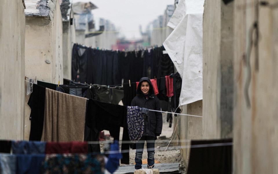 Women and children live in the camps in squalid conditions - BAKR ALKASEM/AFP via Getty Images