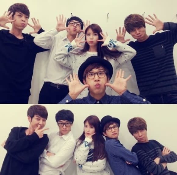 IU reveals photos with Sweet Sorrow