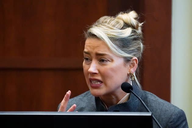 Amber Heard became emotional during the four days of her testimony. (Photo: STEVE HELBER via Getty Images)