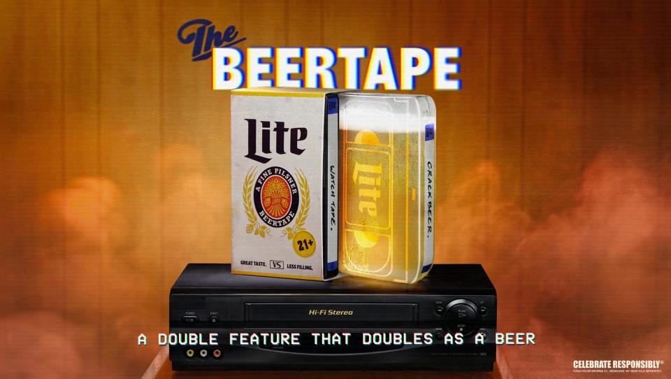 Fans can pick up a Miller Lite "Beer Tape" VHS at the last remaining BLOCKBUSTER® store in Bend, Oregon, or they can enter to win one online.