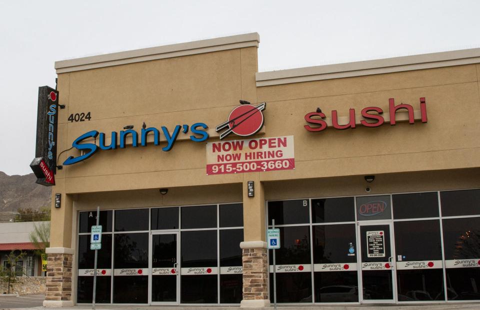 Sunny's Sushi located at 4024 Mesa St.