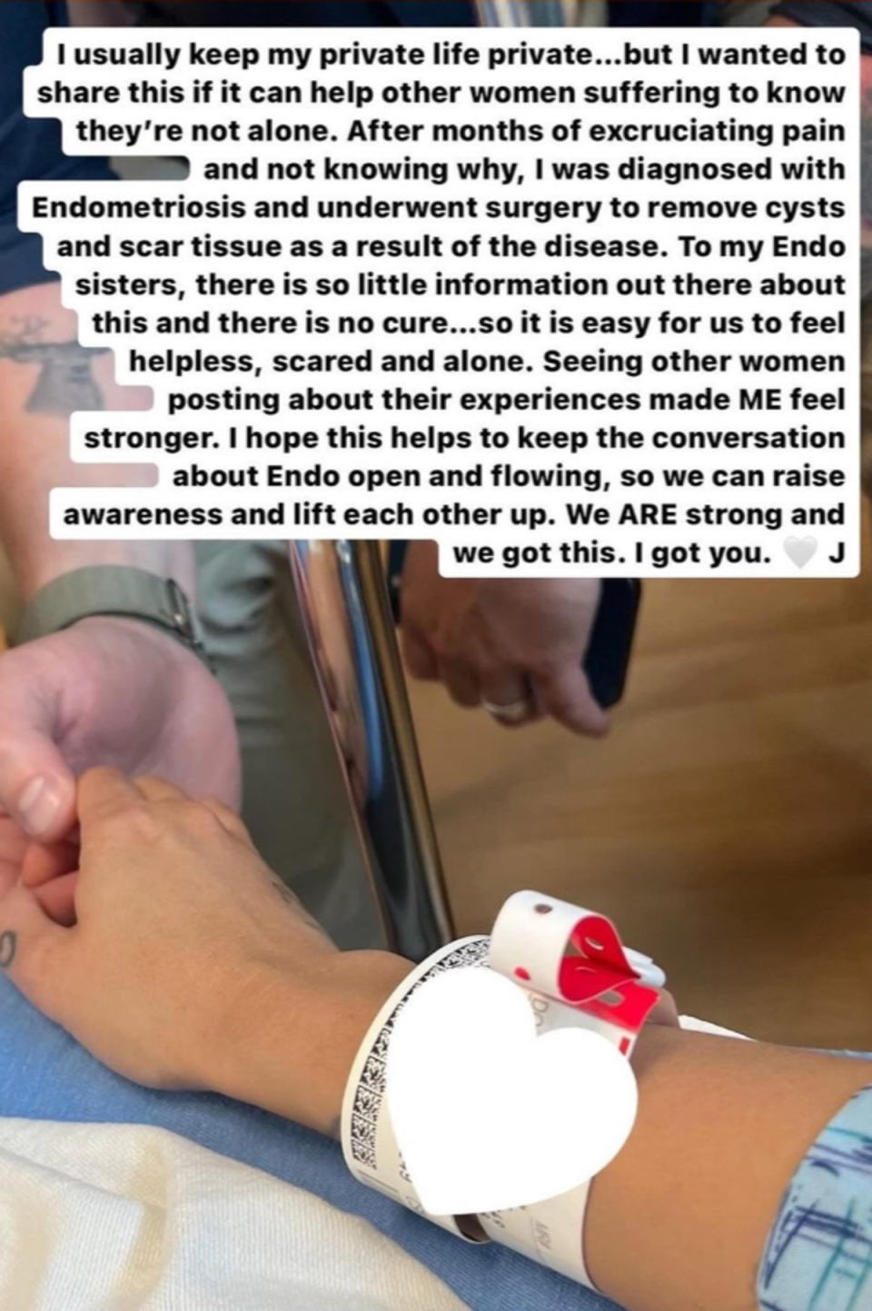 The ‘Pretty Little Liars’ actress shared details of her operation with fans on Instagram (Instagram @janelparrish)