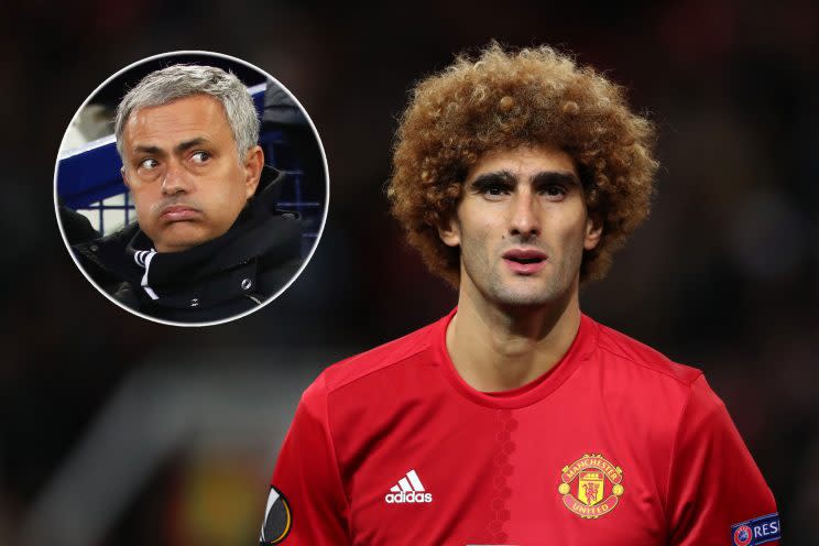 Fellaini could start up front for United at Chelsea