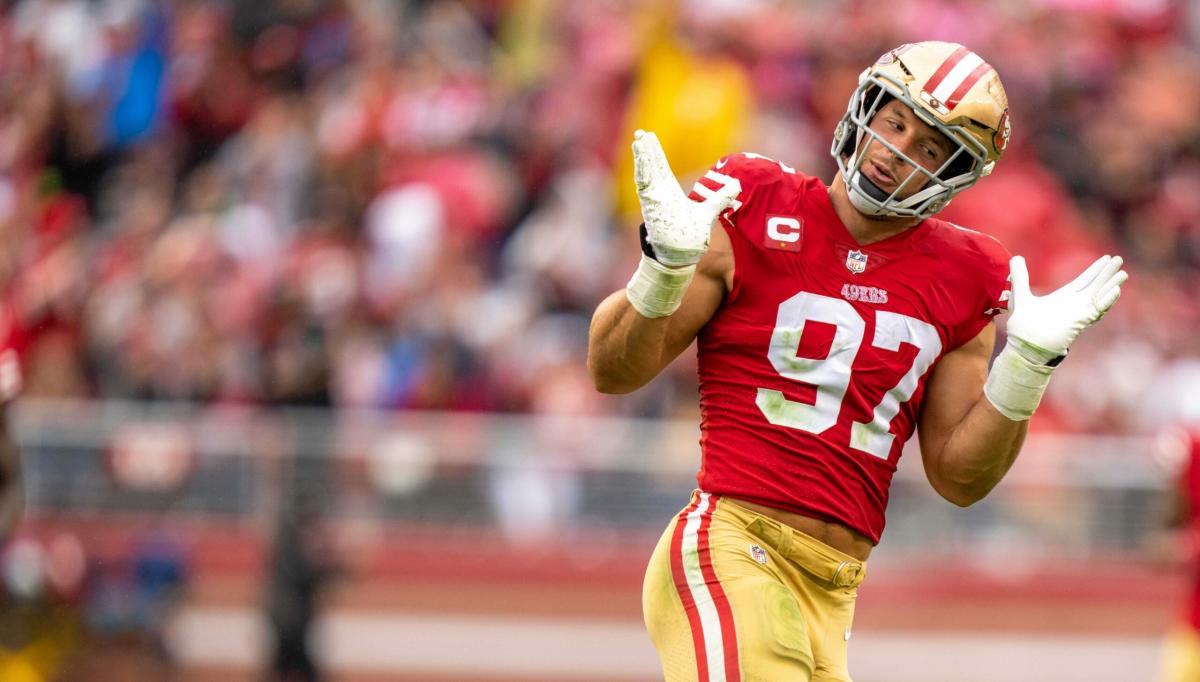 Player Prowl: 49ers DE Nick Bosa would give Panthers another elite