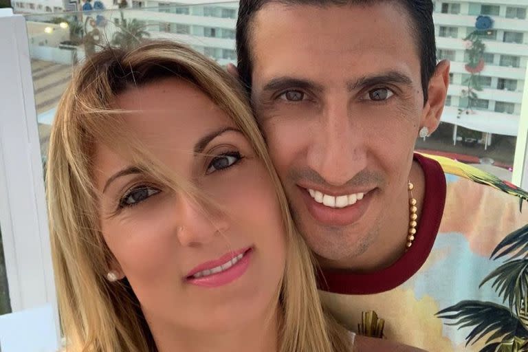 Jorgelina Cardoso, la esposa de Di María, compartió un mensaje de apoyo mientras lo acompaña en su recuperación de cara a Qatar 2022 (Foto Instagram @jorgelinacardoso26)