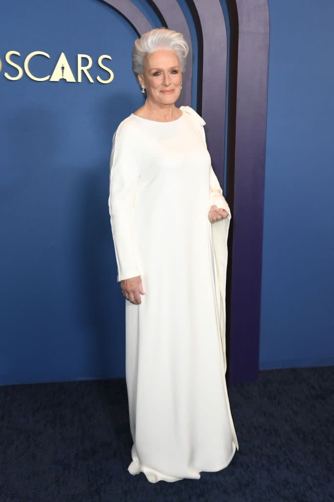 glenn close at us entertainment ampas governors awards