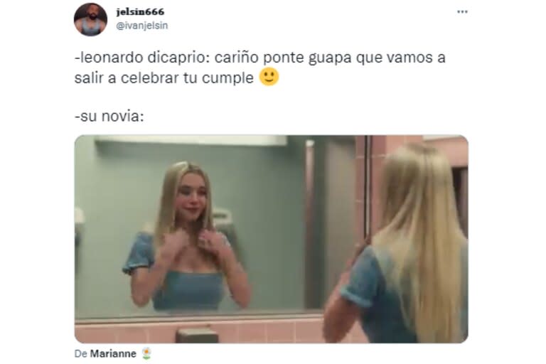 Catarata de memes en Twitter tras la separación de DiCaprio (Foto:Twitter)