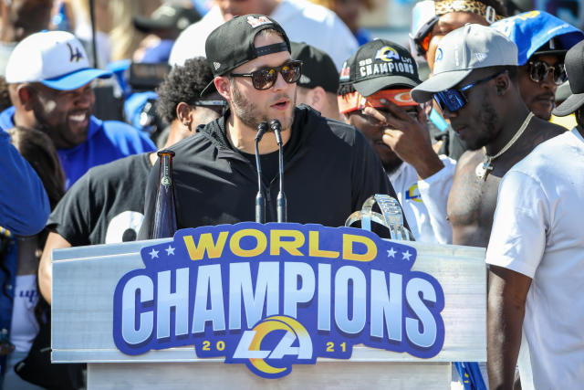 Adam Schefter on X: In less than 24 hours, Rams' QB Matthew Stafford has  gotten a Super Bowl ring and an Instagram account.   / X