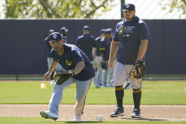 Brewers send down rookie Keston Hiura, deny move is related to