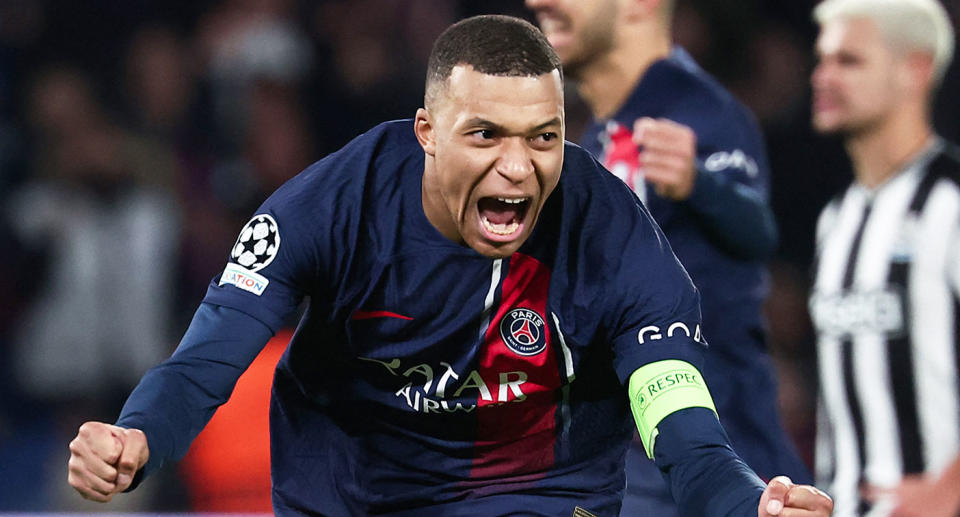 Seen here, PSG star Kylian Mbappe.