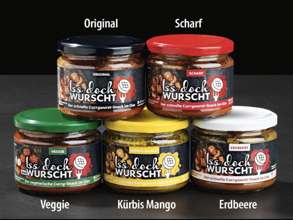 Iss doch Wurscht-Currywurst - Sechs Sorten im Glas (Bild: Amazon)