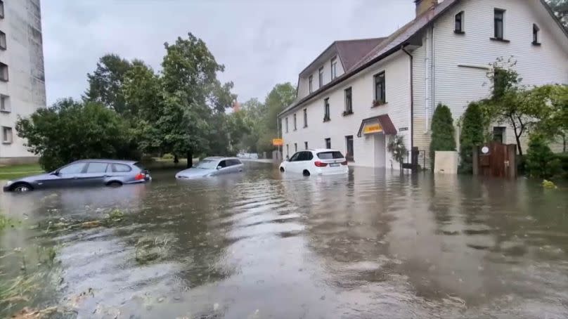 Inundaciones en Letonia.