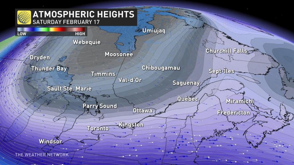 Great Lakes Atmospheric Heights