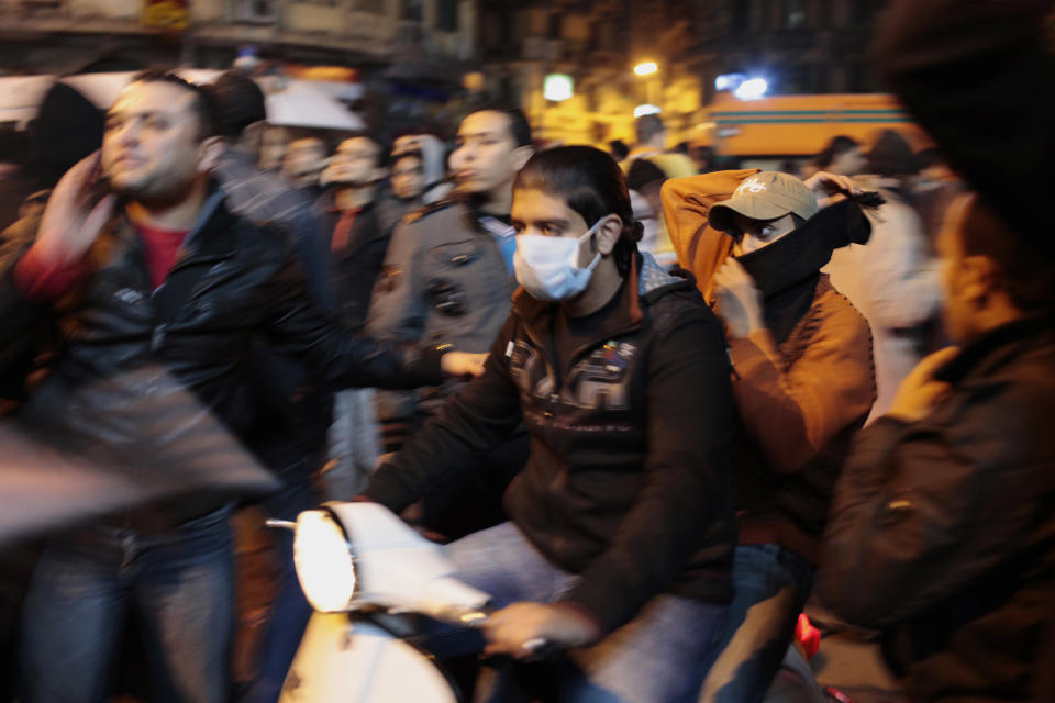 Demonstrations In Cairo Follow Football Stadium Deaths