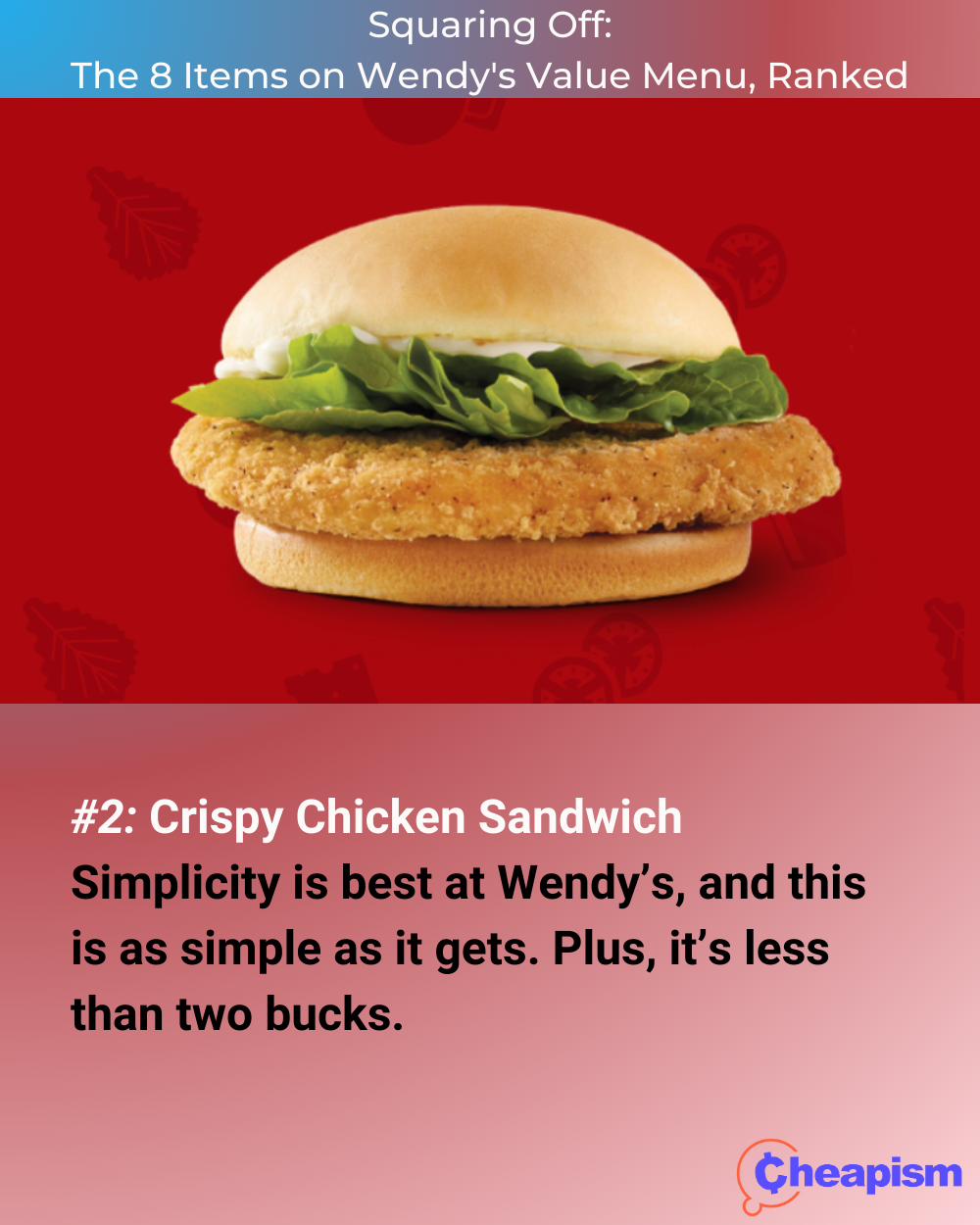 Wendy's Crispy Chicken Sandwich