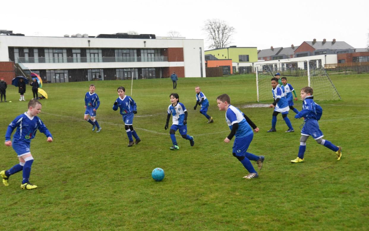 Under 9s football match at Keynsham, near Bristol - JAY WILLIAMS