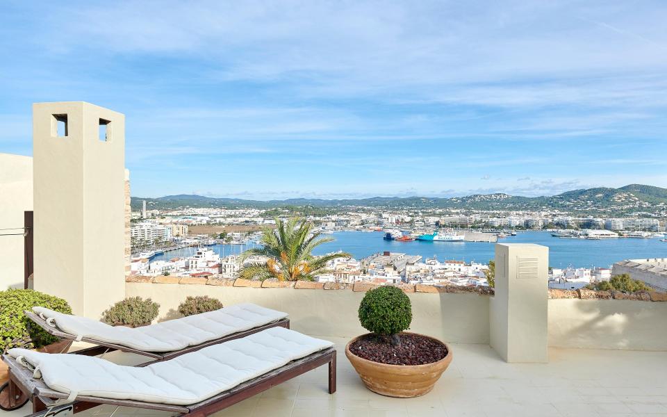 The five-bed Villa Amatista, near Ibiza Town, €4.8m through Domus Nova 