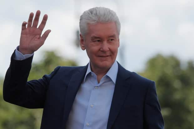 Moscow Mayor Sergei Sobyanin, seen here in a photo from 2018, recently expressed frustration that so few Russians are rolling up their sleeves to get vaccinated against COVID-19.