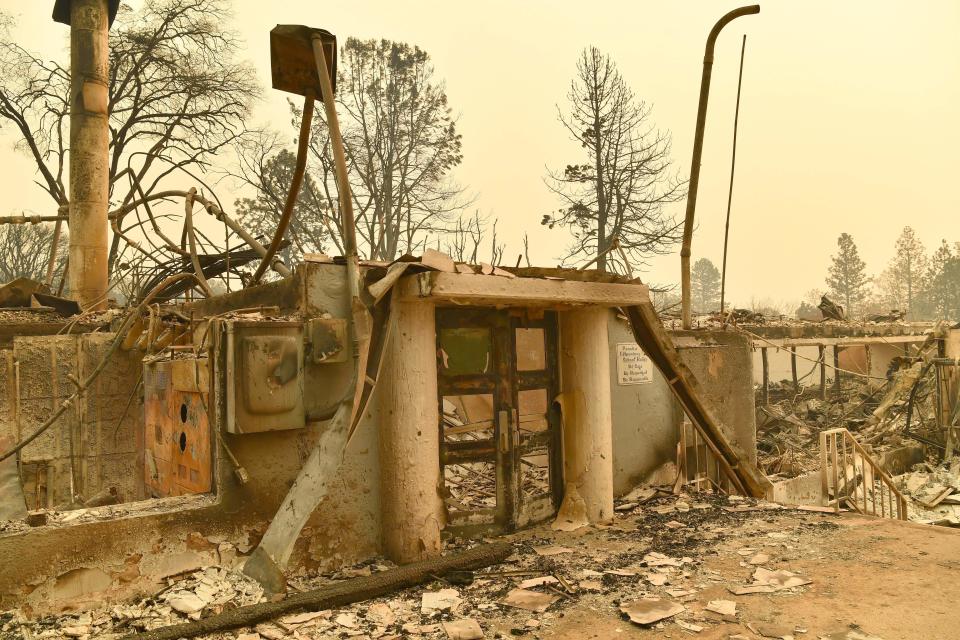Paradise Elementary School, destroyed during the Camp fire in Paradise in November, California's worst ever wildfire. (Photo: JOSH EDELSON via Getty Images)