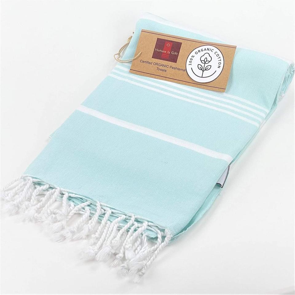 Organic Prewashed Cotton Turkish Beach Peshtemal Towels