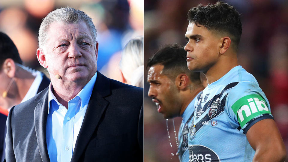 Phil Gould is concerned Latrell Mitchell will be a distraction for NSW. 