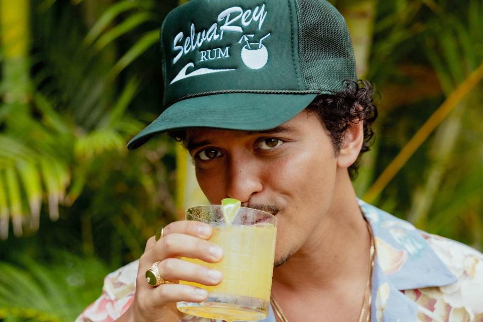 <p>Courtesy of SelvaRey Rum</p> Bruno Mars