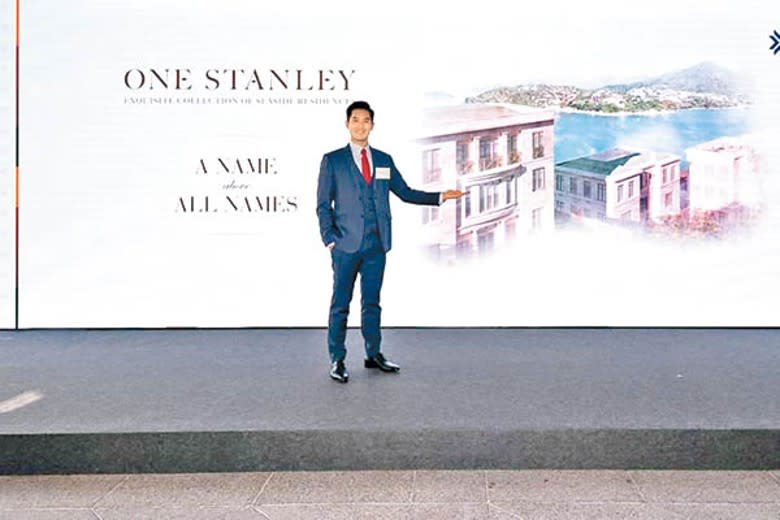 鄭智荣稱，ONE STANLEY提供82伙。