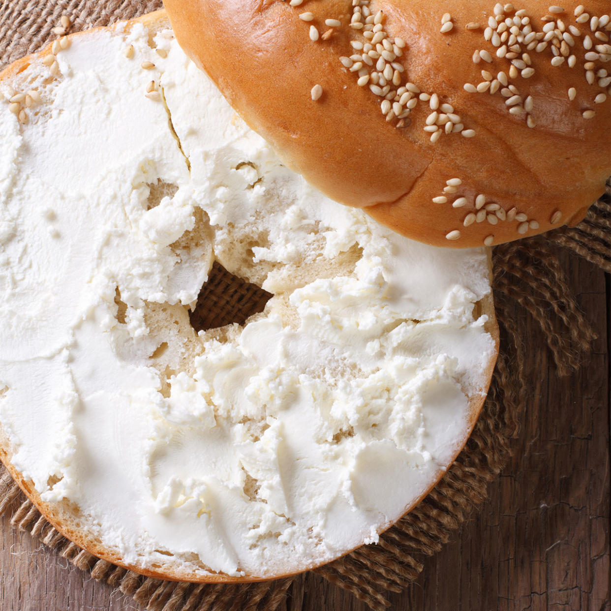 cream cheese bagel