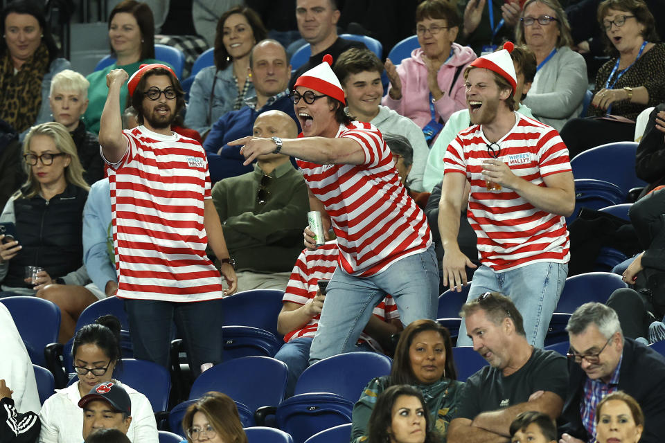 Some Australian Open patrons didn't much care for Novak Djokovic. (Darrian Traynor/Getty Images)