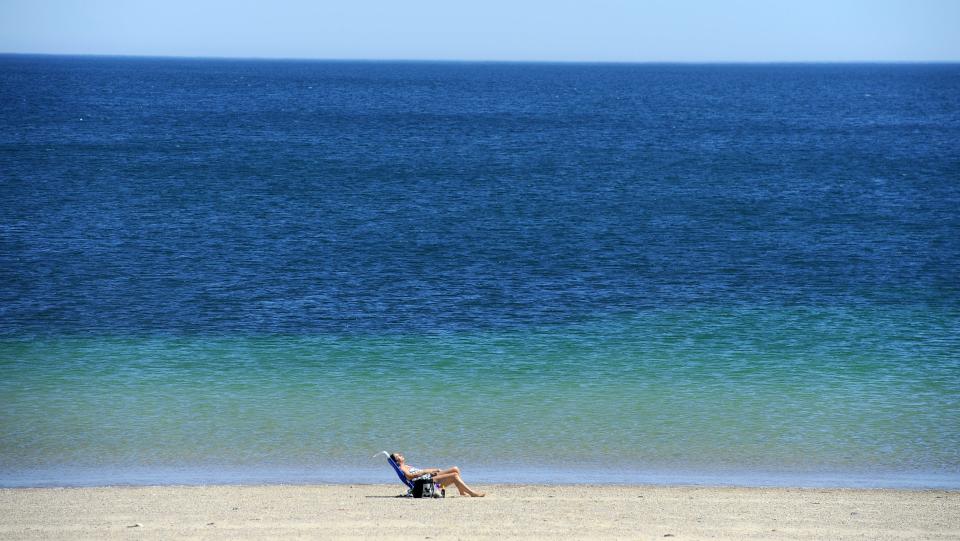 SANDWICH -- The best seat in the house at Town Neck Beach.