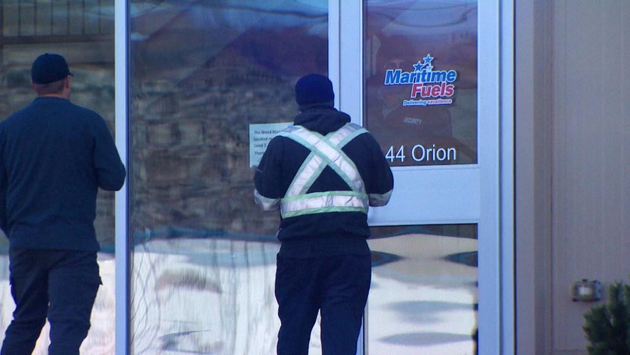 The head office of Maritime Fuels in Dartmouth, N.S., is shown last month. (Patrick Callaghan/CBC - image credit)