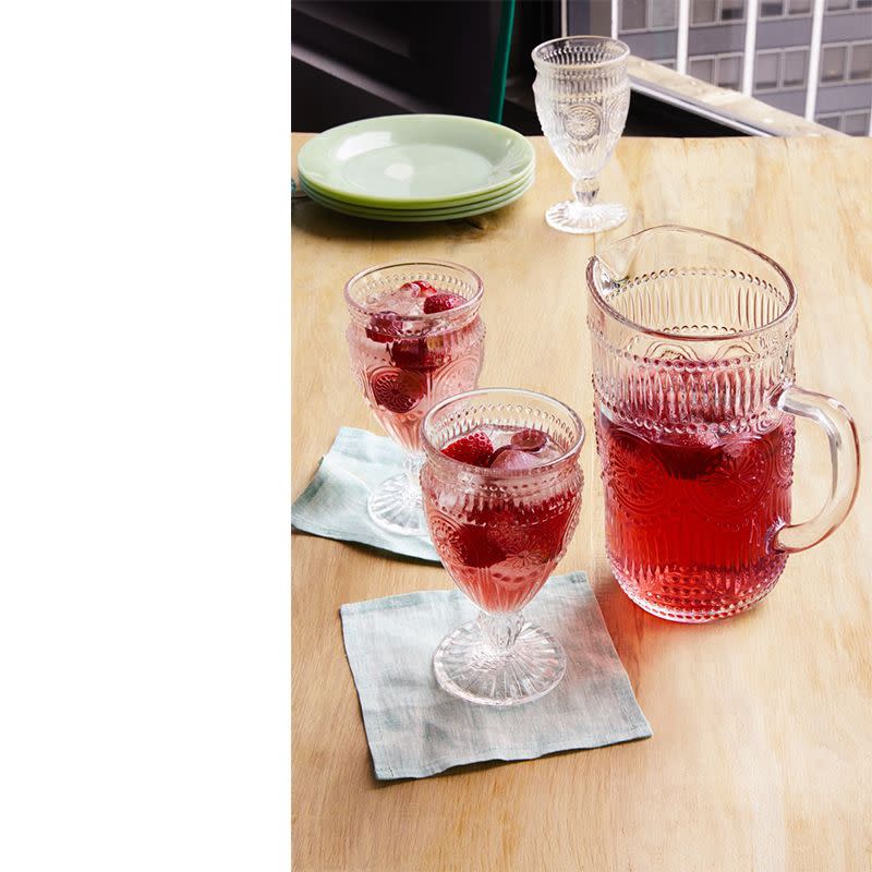 <p>Make a large pitcher of this sweet drink a few hours a head of serving so that you're not constantly playing bartender for your guests. </p><p><em><strong>Get the recipe at <a href="https://www.thepioneerwoman.com/food-cooking/recipes/a32304366/strawberry-sangria-recipe/" rel="nofollow noopener" target="_blank" data-ylk="slk:The Pioneer Woman;elm:context_link;itc:0;sec:content-canvas" class="link ">The Pioneer Woman</a>.</strong></em></p>