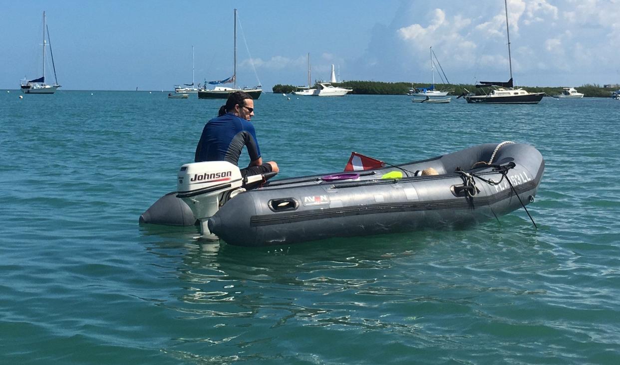 Cliff Ross, University of North Florida marine biologist and chairman of the Biology Department, explores the Dry Tortugas west of Key West. He is part of an international team of researchers who just released a paper on changing salinity levels in the ocean as an effect of rapid climate change.