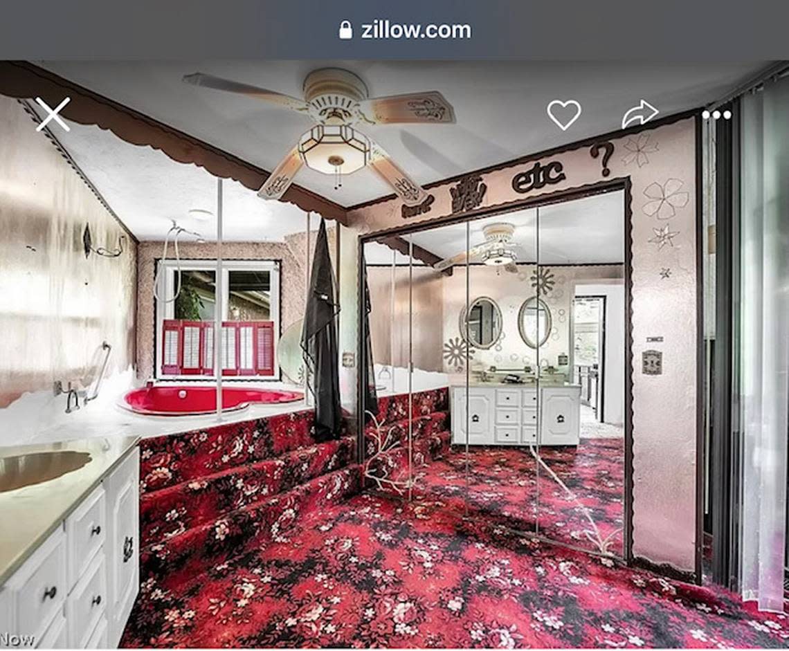 Bathroom Screen grab from Zillow/MLS Now