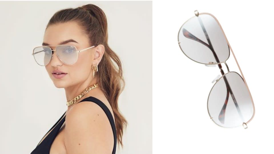 Quay Australia High Key 62mm Oversize Aviator Sunglasses - Nordstrom, $39 (originally $65)