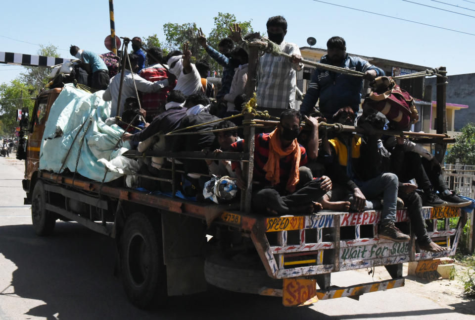 Migrant Workers Head Home In Coronavirus Lockdown