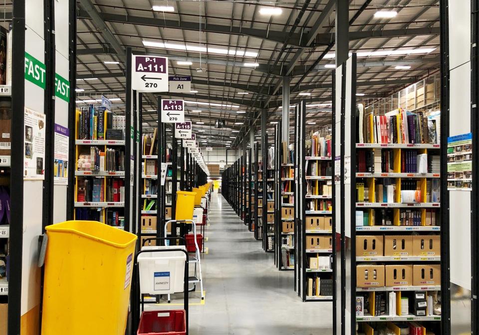 Amazon warehouse (PA Archive)