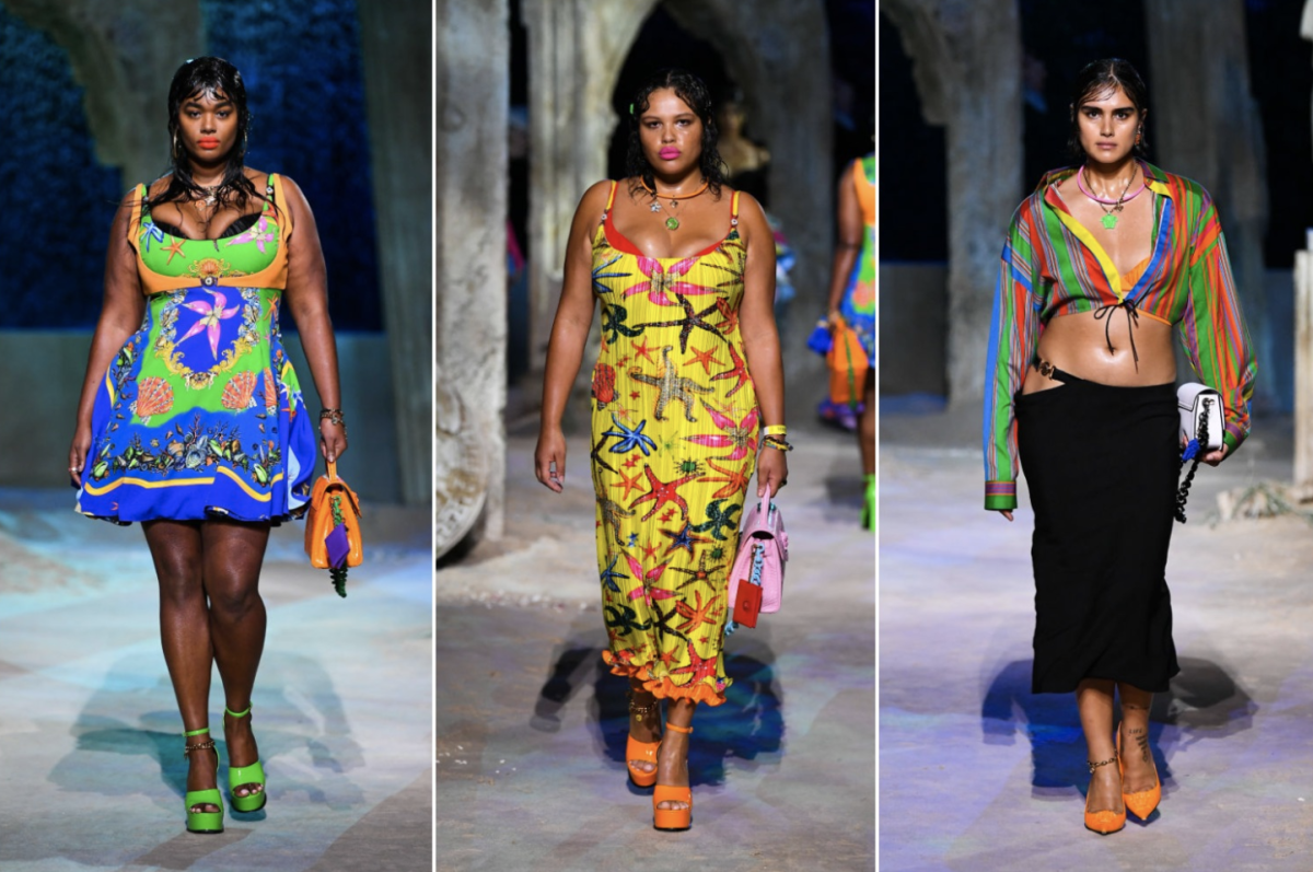 Why the debut of plus-size models in Versace's runway show is something to  celebrate: 'This was a declaration!