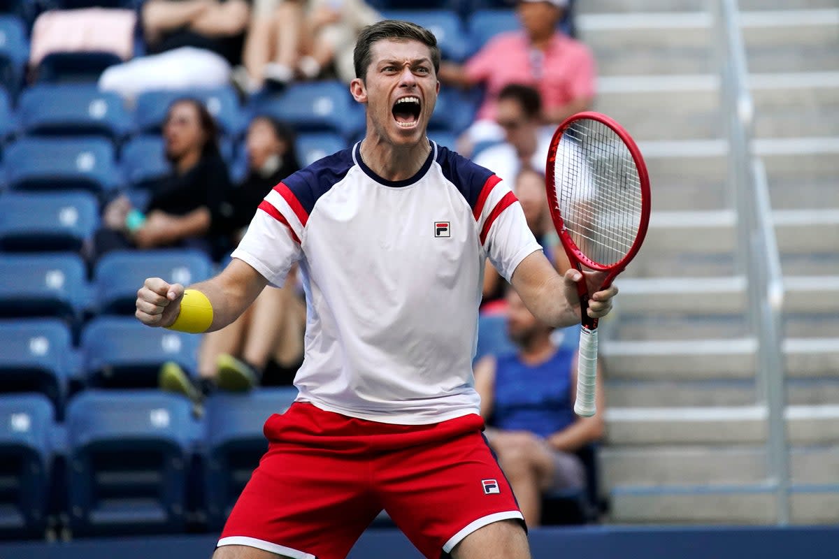 British doubles stars Joe Salisbury and Neal Skupski (shown) are planning to wear black armbands in tribute to the Queen for their US Open final (Julia Nikhinson/AP) (AP)