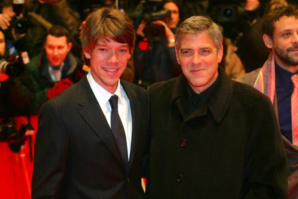 Gaghan and George Clooney arrive for the screening of “Syriana” in 2006. Semmer/Face to Face/ABACAUSA.CO