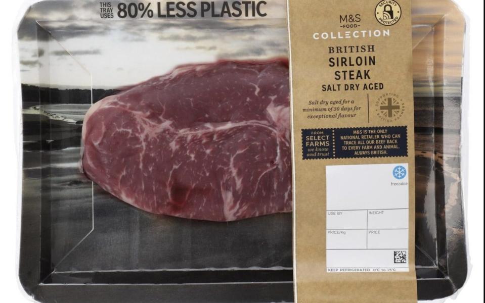 M&S Salt Dry-Aged Sirloin Steak