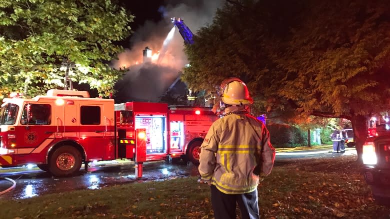 Vacant Shaughnessy mansion gutted in 3-alarm blaze overnight