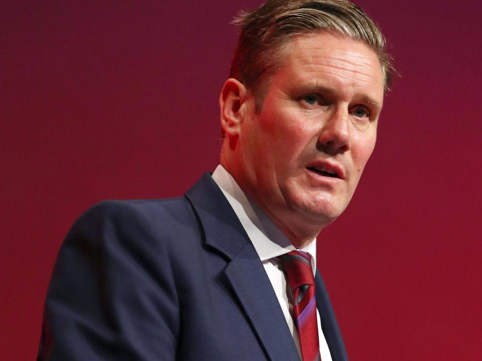 Sir Keir Starmer said he would speak to Jeremy Corbyn about toughening his stance on antisemitism: EPA