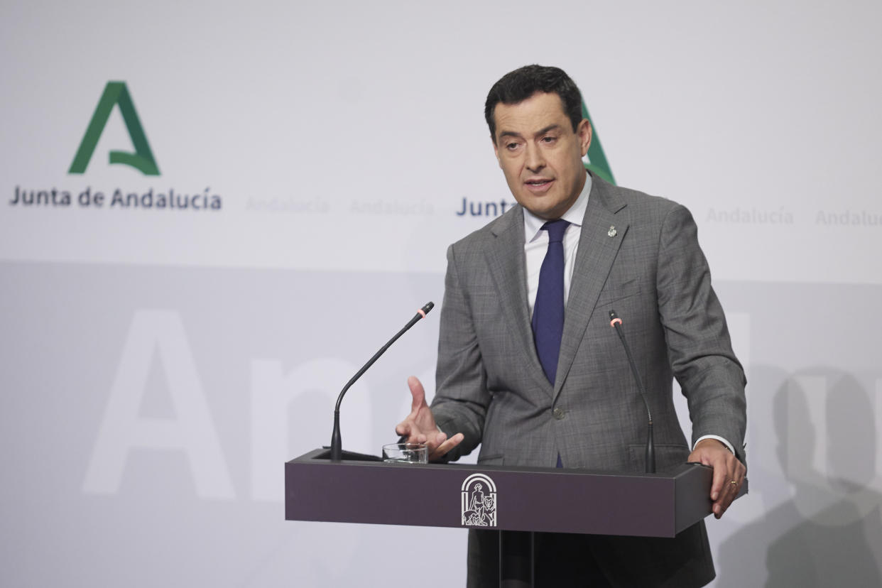 Juanma Moreno Bonilla, presidente de Andalucía. (Foto: Joaquin Corchero / Europa Press / Getty Images).