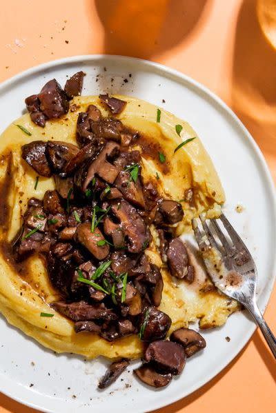 Polenta with Wild Mushroom Ragu