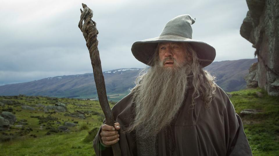 Ian McKellen as Gandalf in 'Lord of the Rings'. (Credit: New Line Cinema)