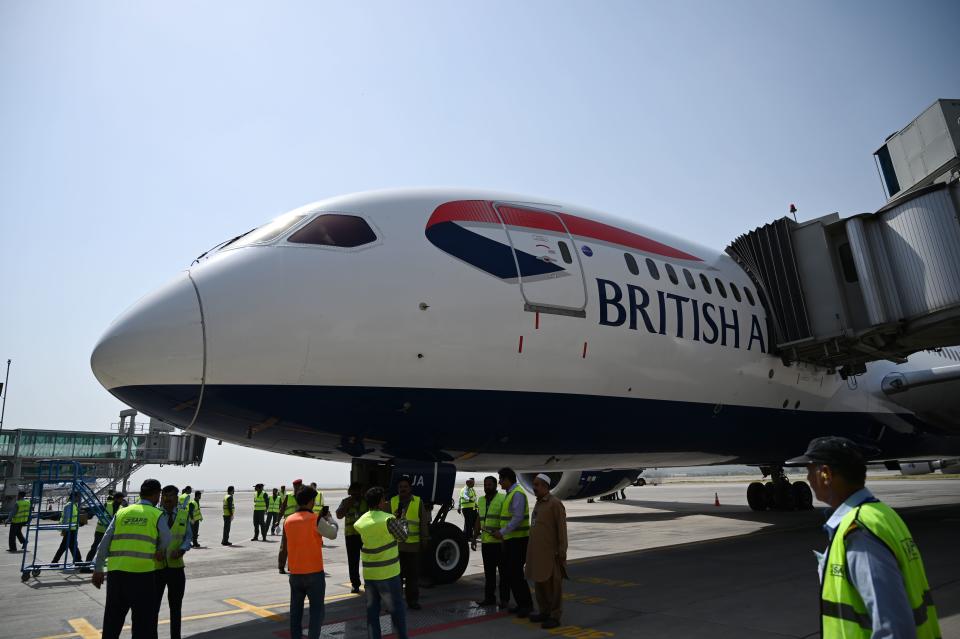British Airways aircraft. Photo: AAMIR QURESHI/AFP/Getty Images