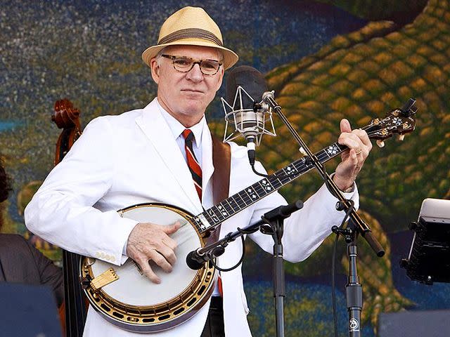 Skip Bolen/WireImage Steve Martin plays the banjos on Kelly Clarkson's new song